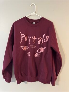Melanie Martinez 'Portals' Maroon Graphic Crewneck